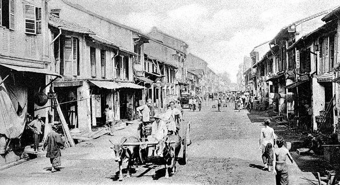 Hokkien Street archival postcard